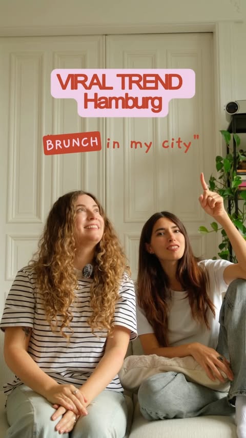 Instagram post by @hannahshamburg for Lieferando. Caption reads: [...] is perfect with @trucys.cafe & @lieferando....