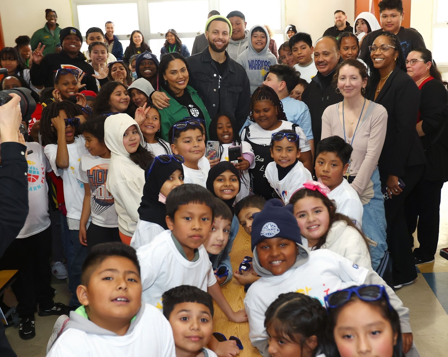 Instagram post by @ayeshacurry for Chase. Caption reads: What a day! The 2025 @nbacares All-Star Day of....