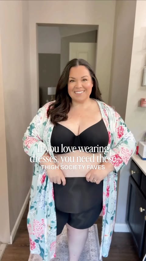 Instagram post by @natalie.kiddey for Thigh Society. Caption reads: Comment MVP for the 🔗 to your DMs! @thighsociety....