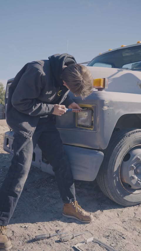 Instagram post by @coffmanconstruction for Red Wing Shoes. Caption reads: I’ve learned from a very young age the value of....