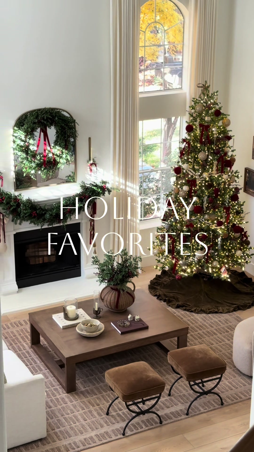 TikTok post by @paulabhome for Wayfair. Caption reads: Holiday favorites with @Wayfair  Comment SHOP for....