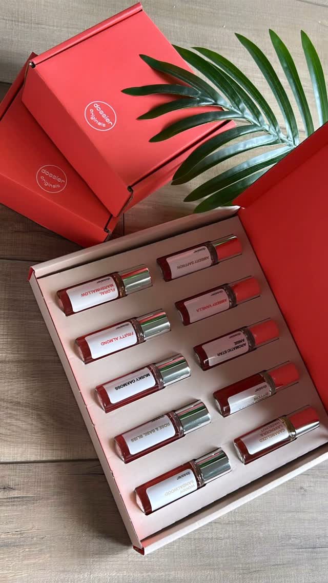 Instagram post by @dreamsofrim for Dossier. Caption reads: ✨Smell luxury without the splurge!....