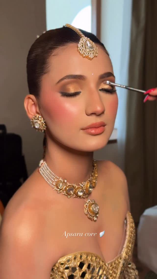 Instagram post by @makeoversbysmily for The Wedding Brigade. Caption reads: Watch the magic happens 🪽

Makeup....