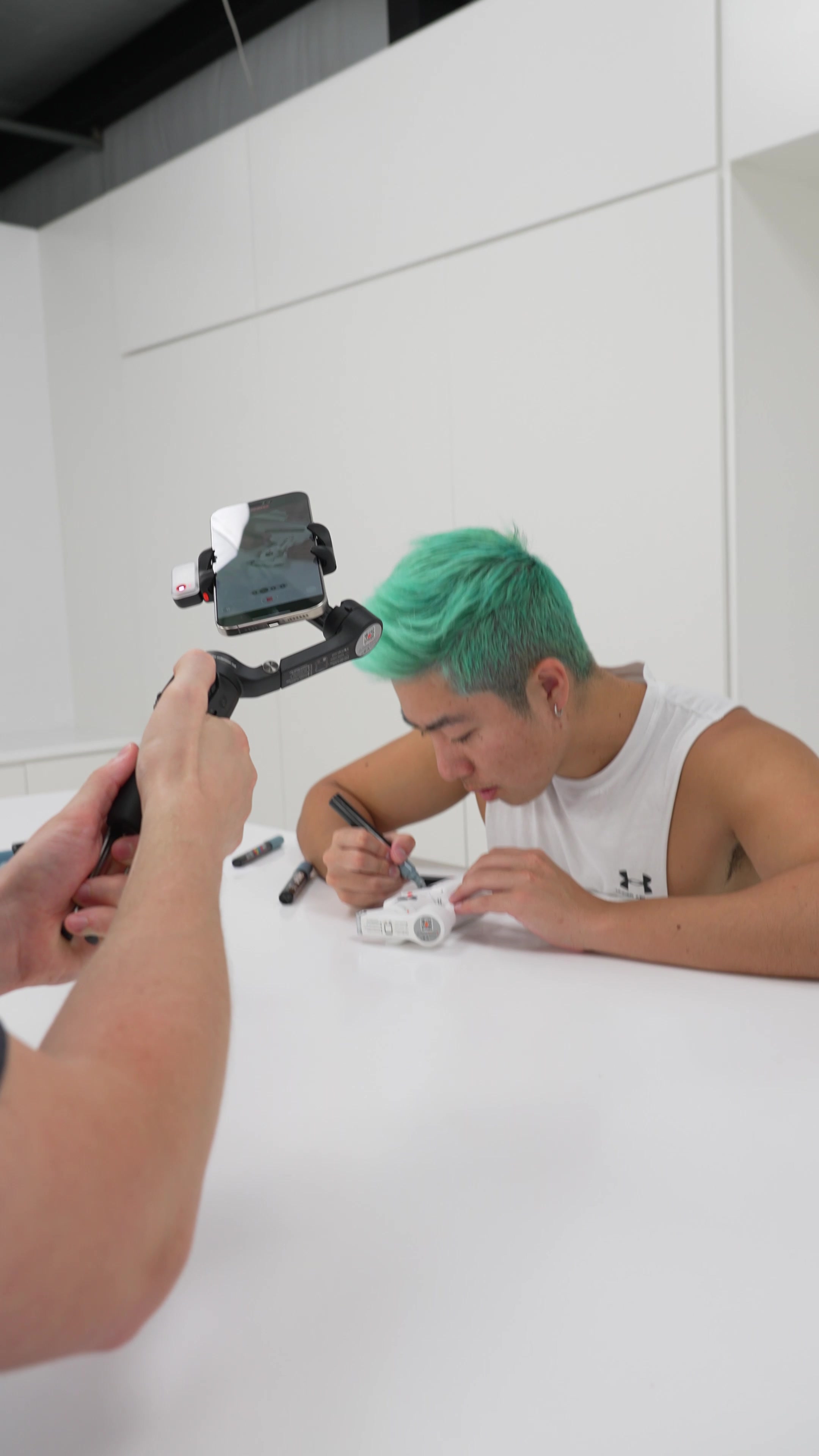 TikTok post by @zhcyt for Hohem. Caption reads: Customizing the Hohem iSteady V3 Ultra! @hohem....