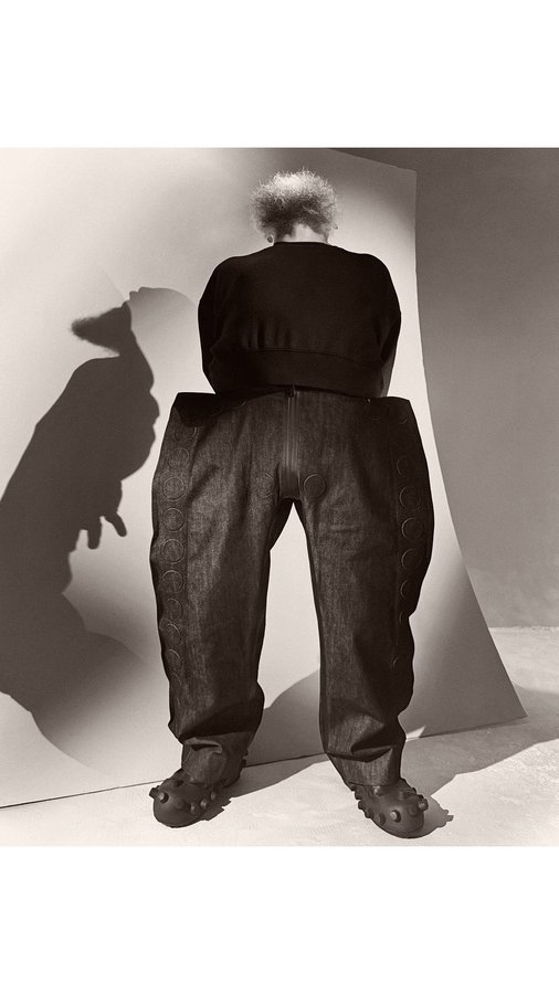 Instagram post by @waltervanbeirendonckofficial for G-Star RAW. Caption reads: @waltervanbeirendonckofficial turning vision into....