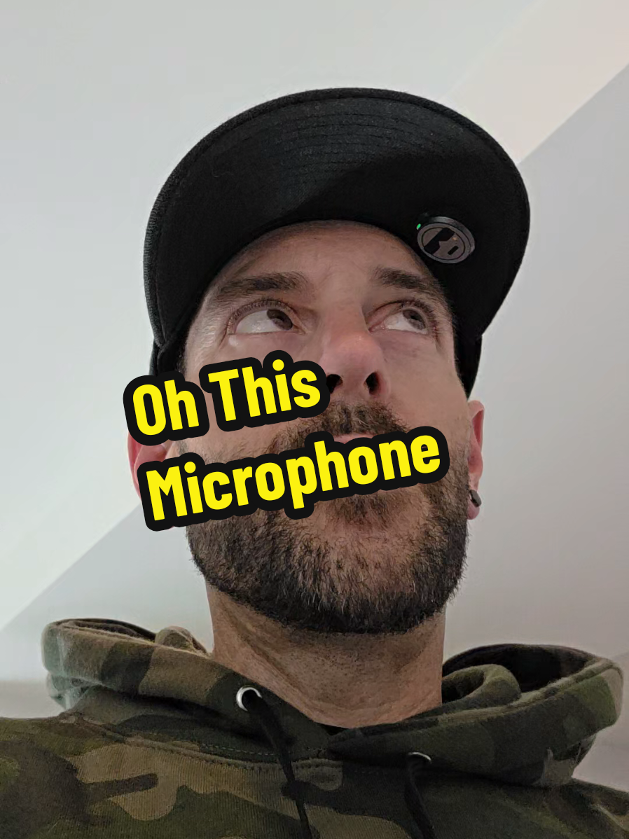 TikTok post by @theghousefam for MAONO. Caption reads: [...] use this wireless microphone. #maono....