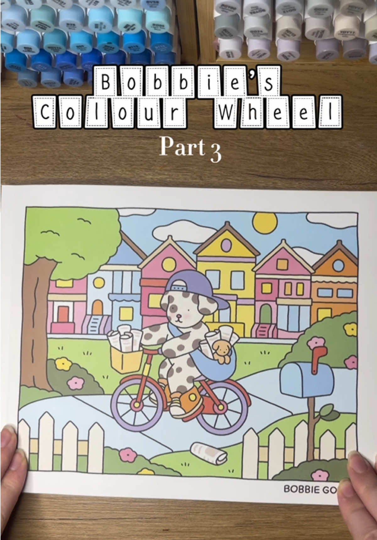 TikTok post by @beccaah.x for Ohuhu. Caption reads: [...] my trusty @STAEDTLER Markers are the 320....