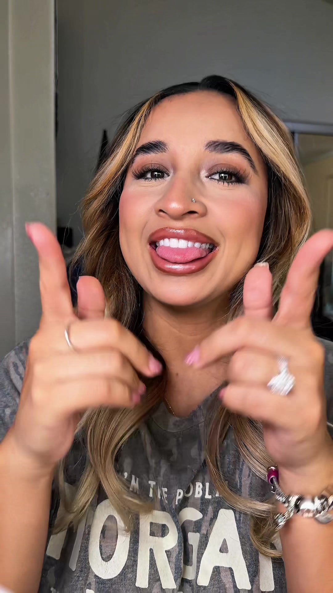 TikTok post by @selena.registerednurse for BK Beauty. Caption reads: [...] @Milani Cosmetics @First Aid Beauty @BK....