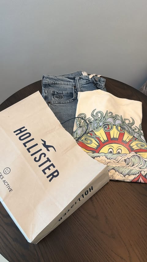 Instagram post by @layth.m0 for Hollister. Caption reads: It’s Back to School time and Hollister has an....