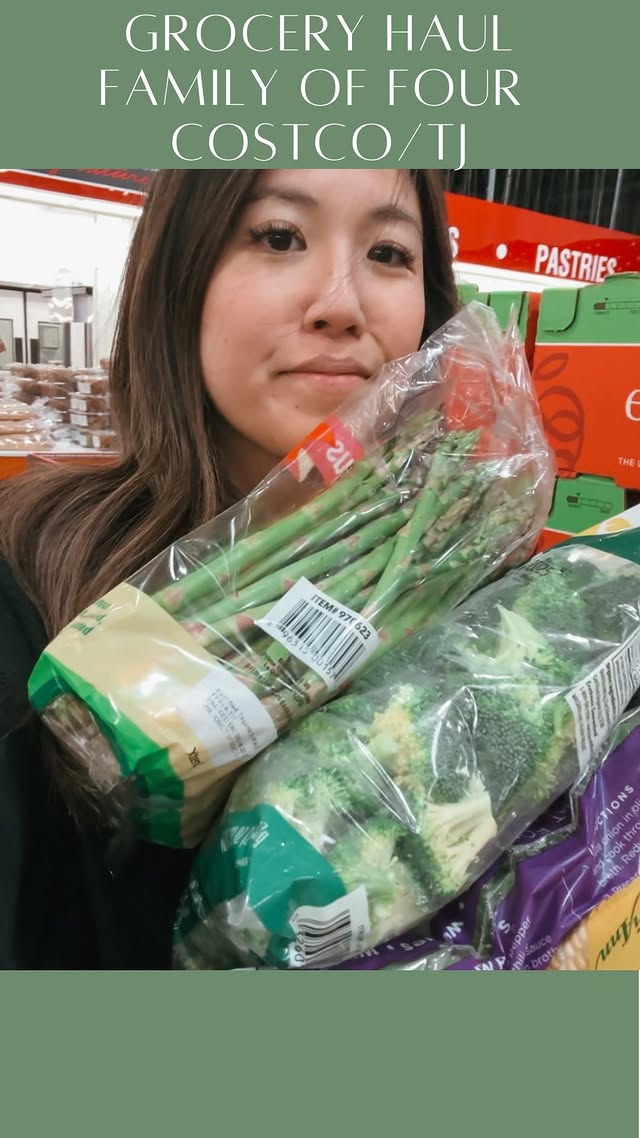 Instagram post by @byalicesigh for Covry. Caption reads: [asmr] braved Costco and TJ grocery run before the....