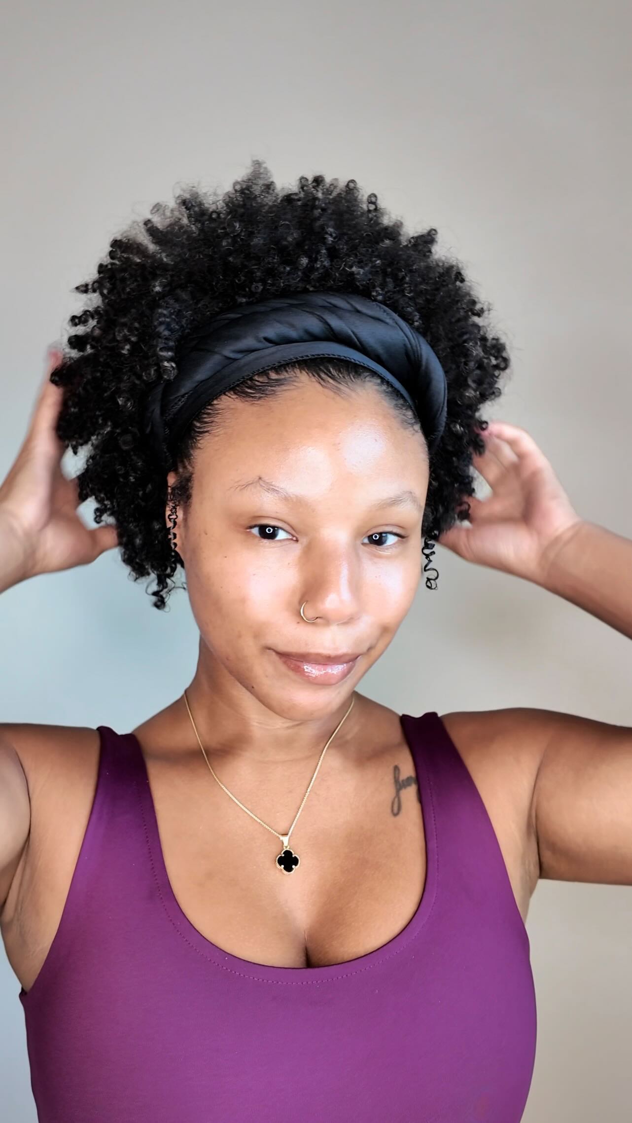 Instagram post by @jaelenmitchell for Dollar General. Caption reads: Watch me create three easy hairstyles using my....