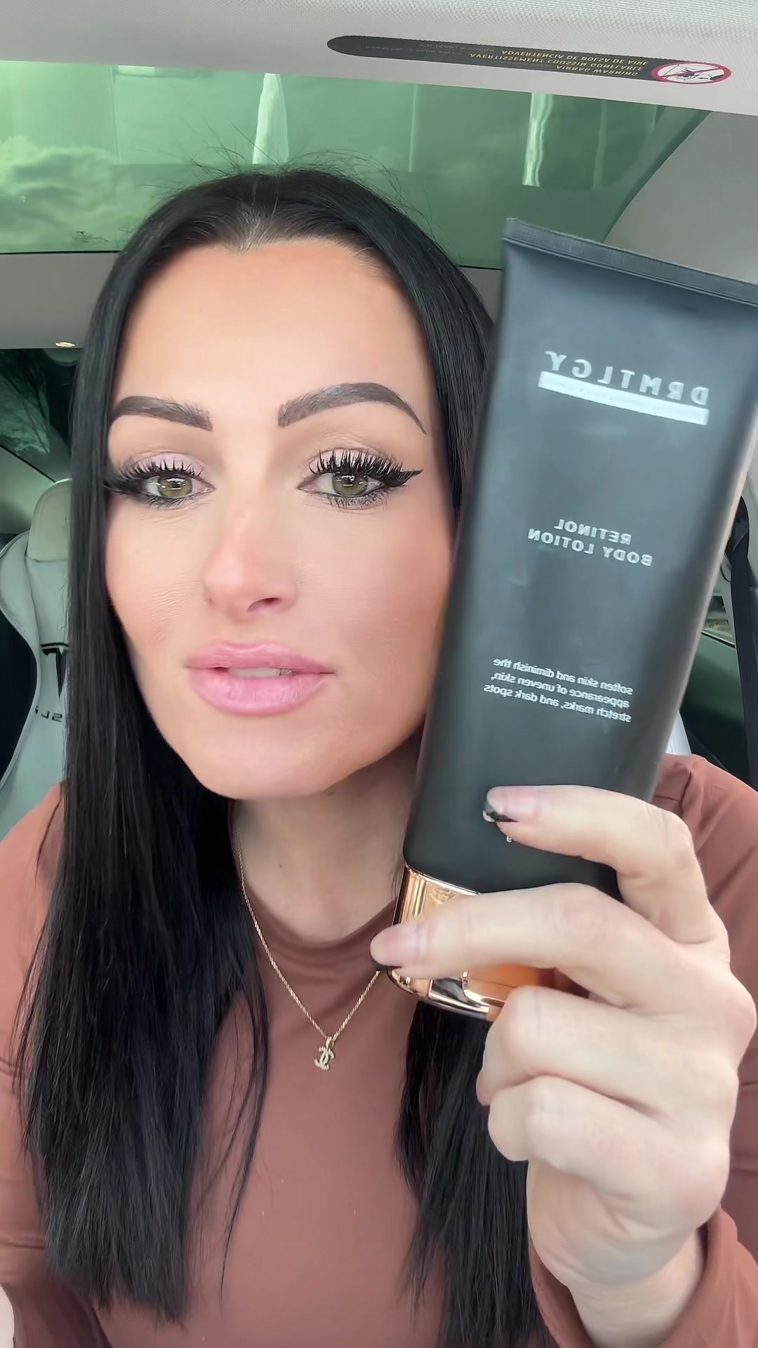 TikTok post by @christianjohnson2022 for DRMTLGY. Caption reads: @DRMTLGY #retinol #darkspots #skincareover40 [...].