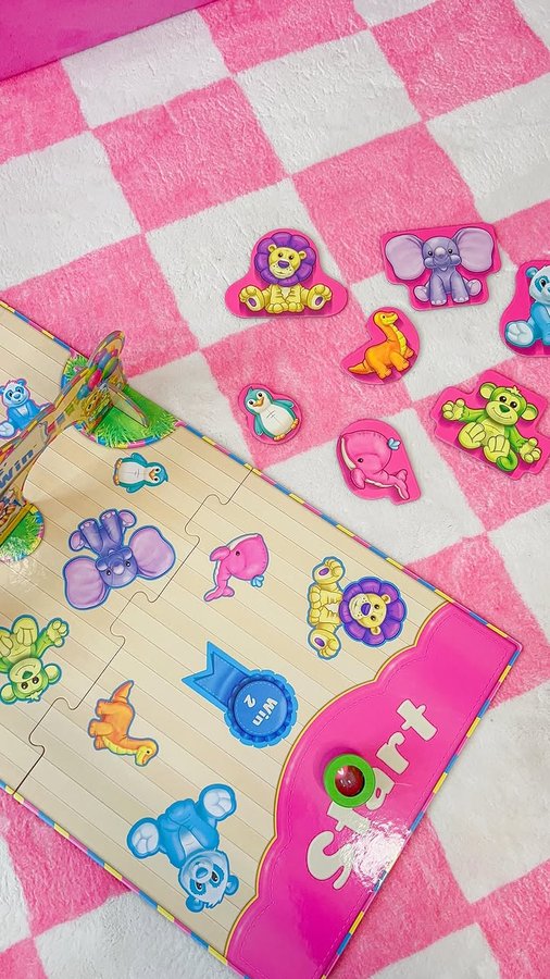 Instagram post by @idkivy for SimplyFun. Caption reads: #Ad @SimplyFun board game for littles!🩷 we love....