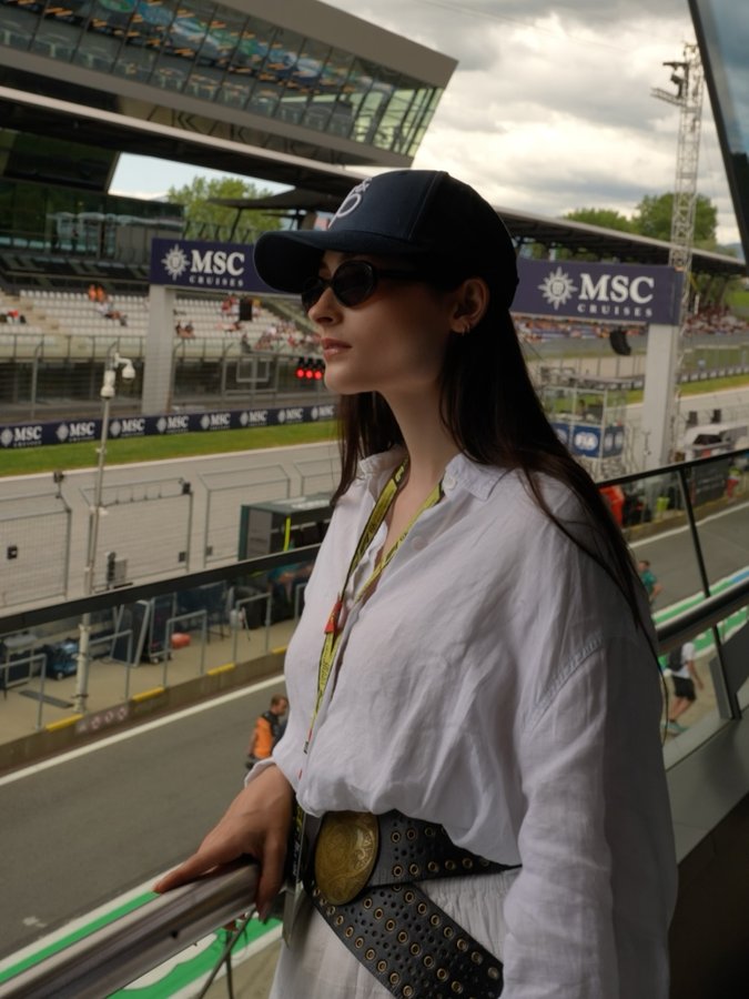 Instagram post by @marissa.schatz for Bang & Olufsen. Caption reads: [...] this weekend at the Austrian GP with....