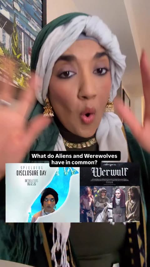 Instagram post by @thehijabibounder for Universal Pictures. Caption reads: [...] I loved seeing footage for at the....
