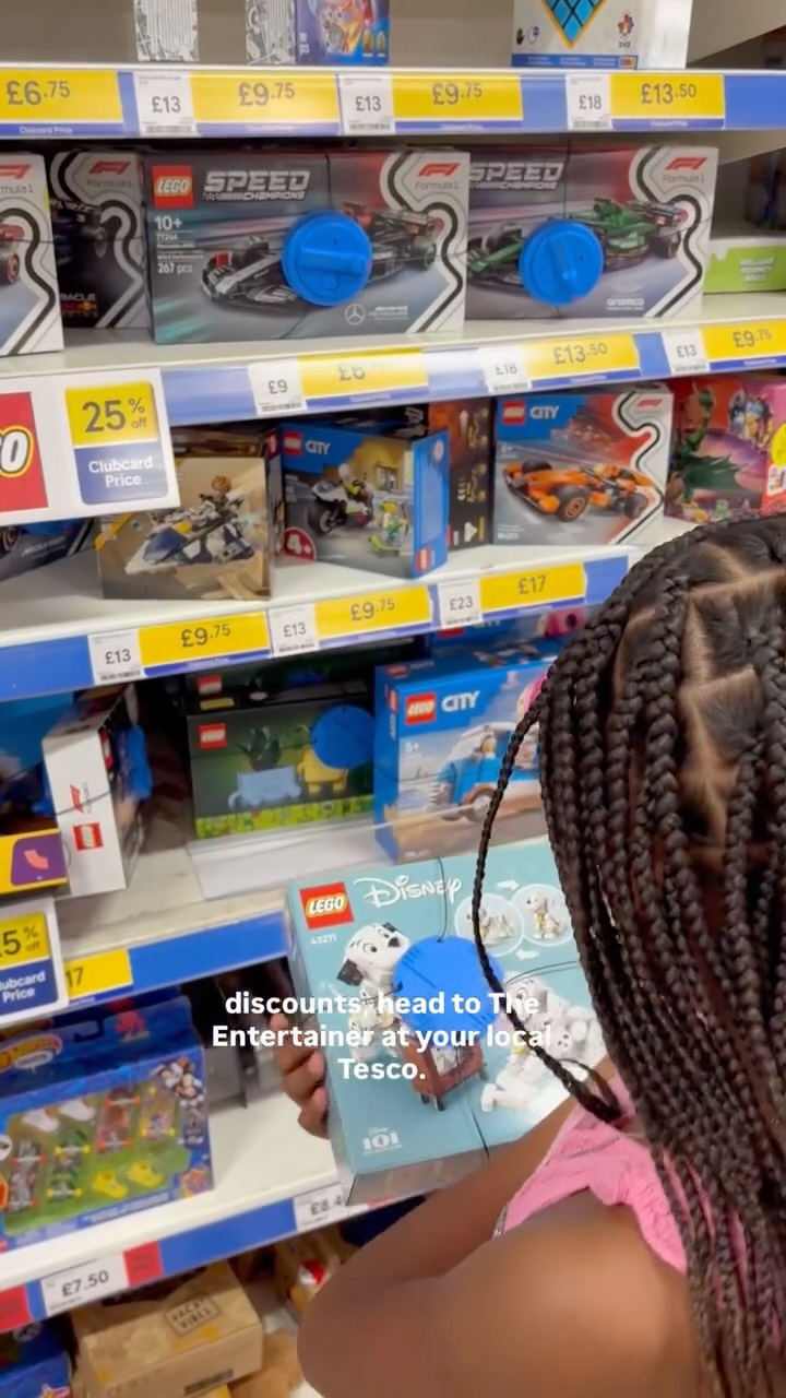 Instagram post by @kiddoadventures_ for The Entertainer. Caption reads: AD
🧱 25% OFF LEGO at The Entertainer inside....