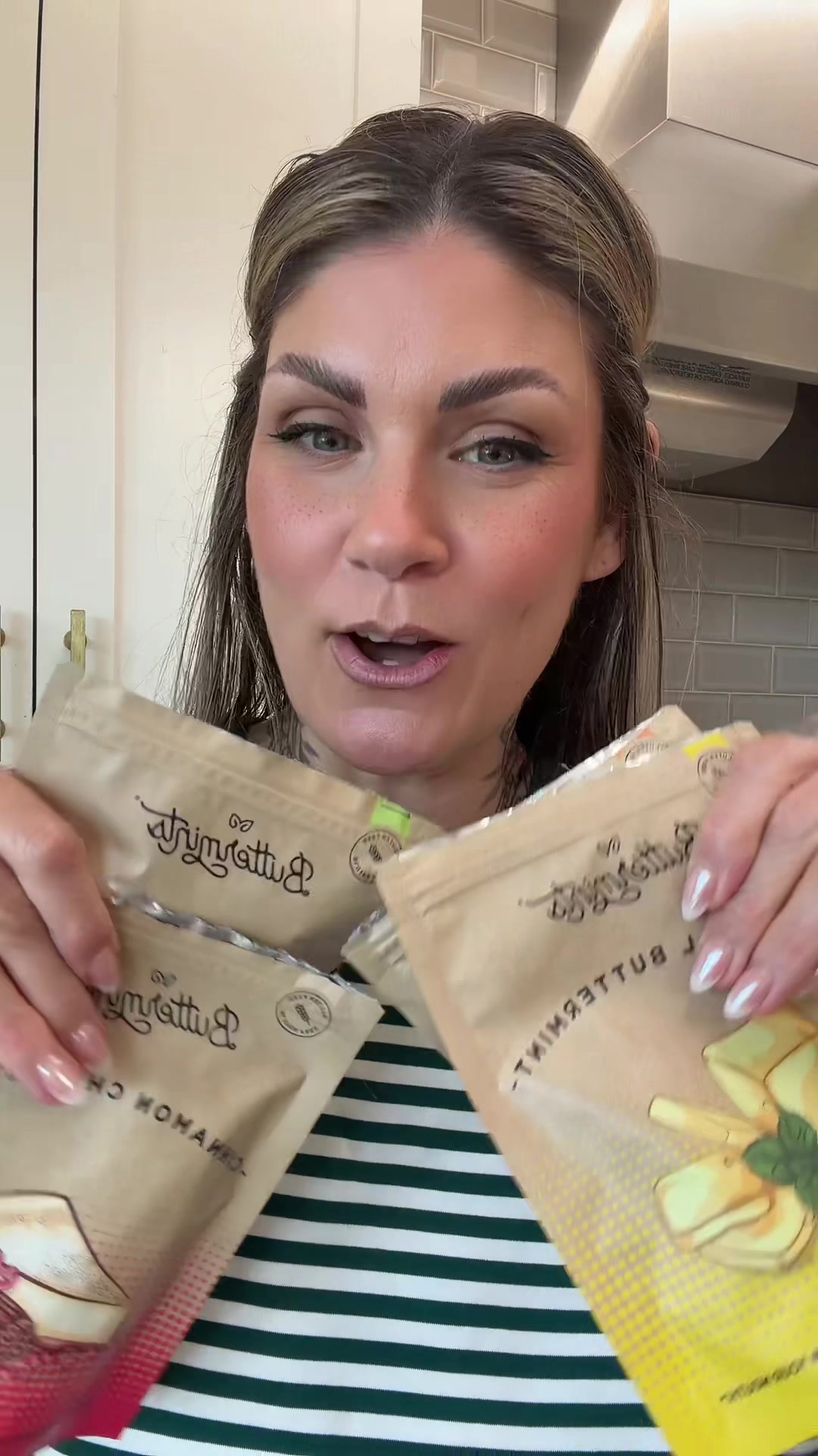 TikTok post by @loveitlala for Buttermints. Caption reads: [...] because they are BACK IN STOCK!!!....