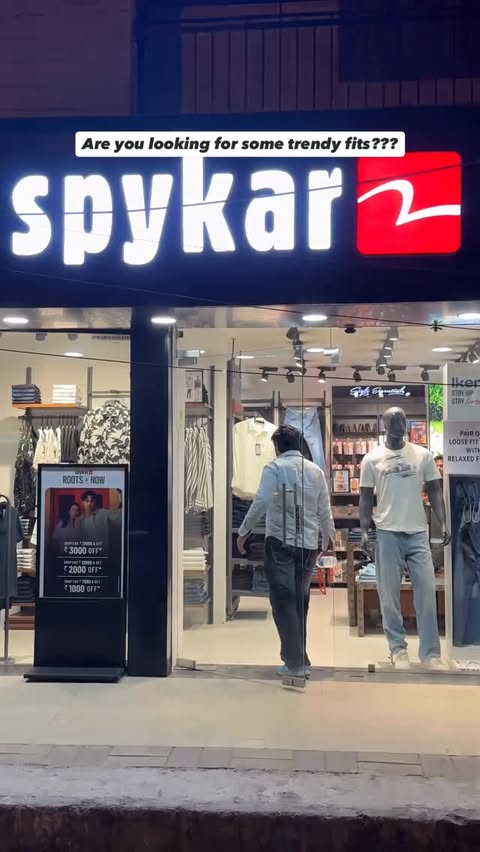 Instagram post by @grv_pardhan for SPYKAR. Caption reads: Collab @spykarofficial #spykarlkemen....