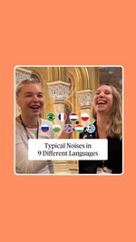 Instagram post by @polyglotconference for Babbel. Caption reads: Many languages have distinctive sounds that....