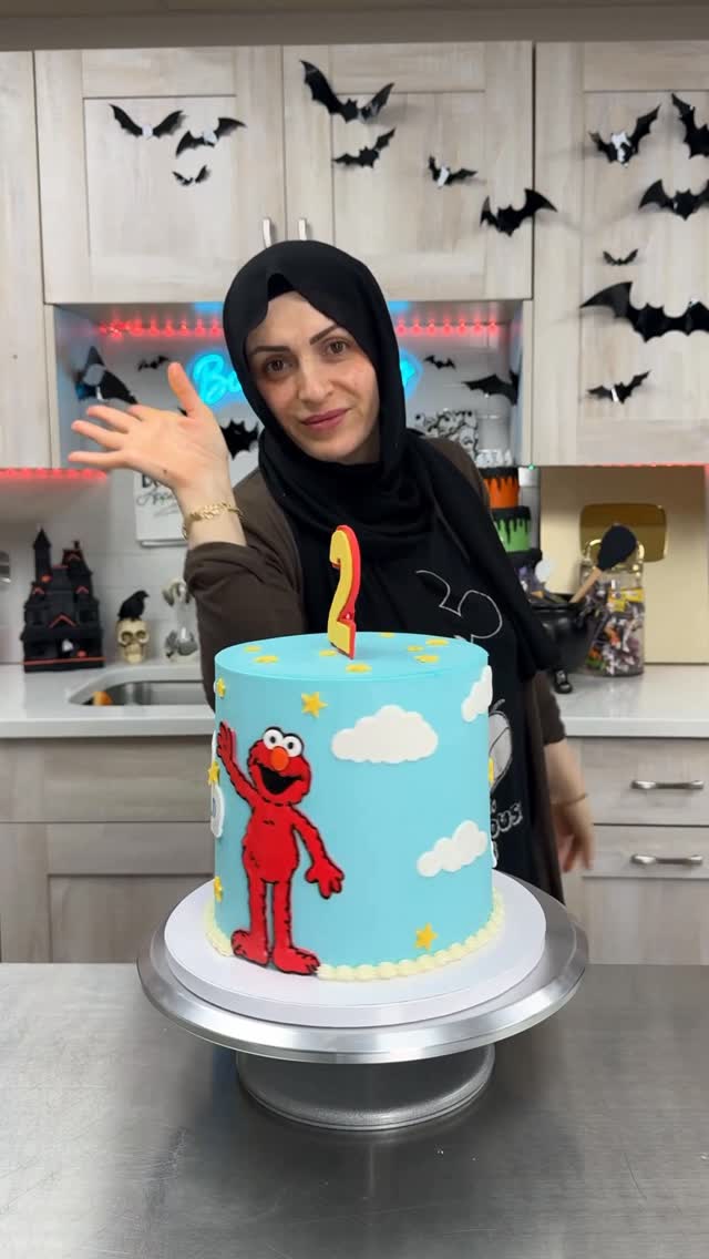 Instagram post by @bakemydaymimo1 for Sesame Street. Caption reads: @sesamestreet ❤️❤️.