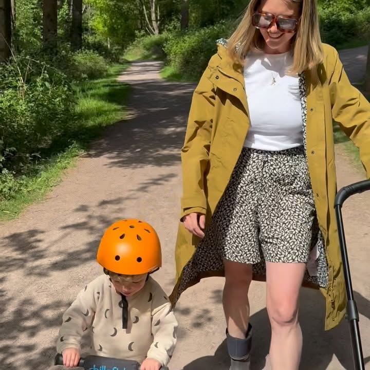 Instagram post by @lifeatbluebell_ for Orla Kiely. Caption reads: [...] I’m wearing the @regattaoutdoors x Orla....