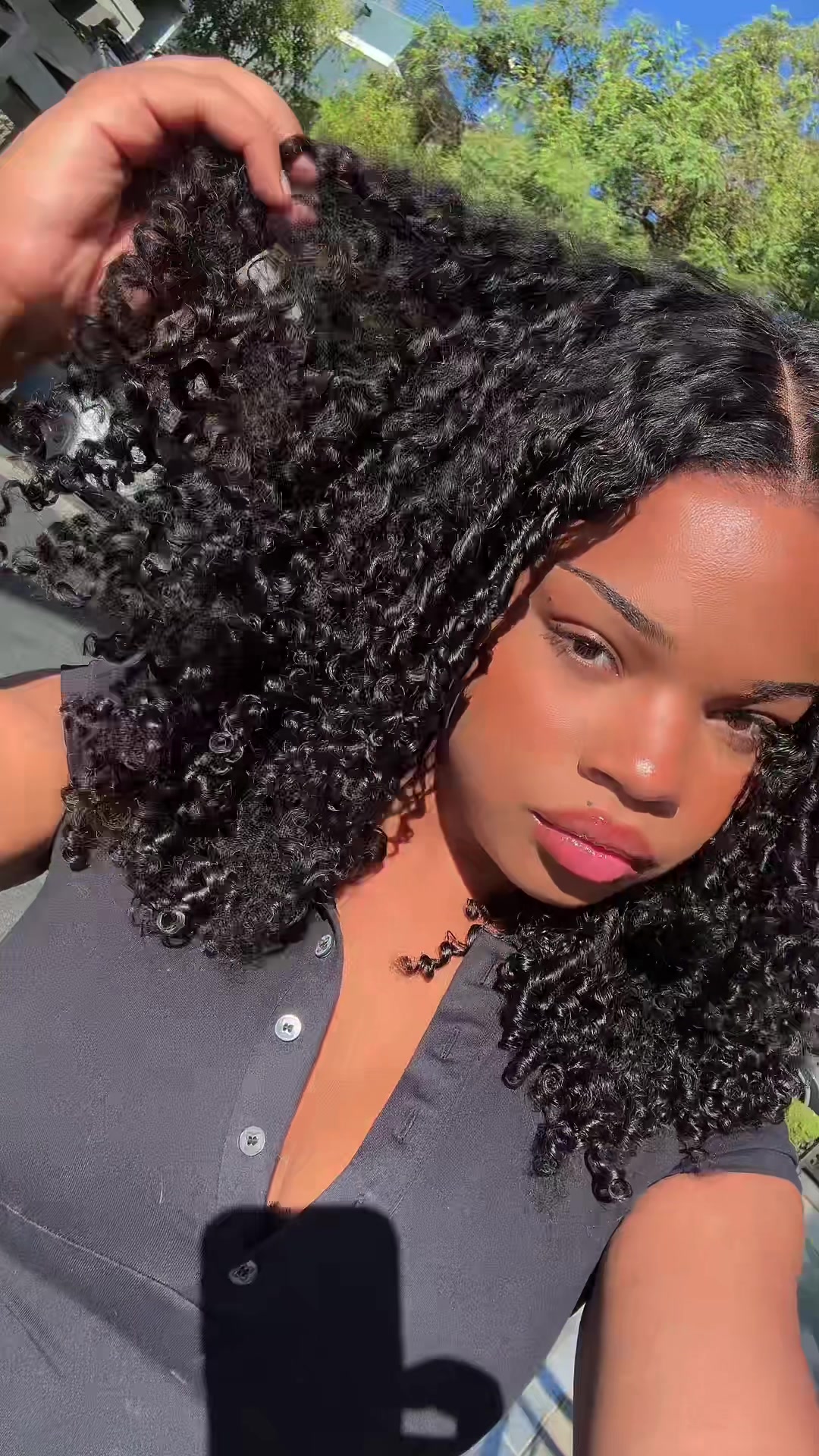 TikTok post by an influencer for Arabellahair. Caption reads: [...] @Arabella Hair Official @Arabellahair....