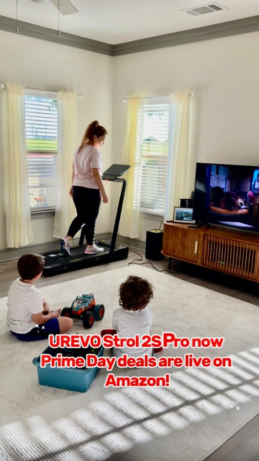 Instagram post by @2bebek1damla for UREVO. Caption reads: UREVO Strol 2S Pro is a total lifesaver
It [...].