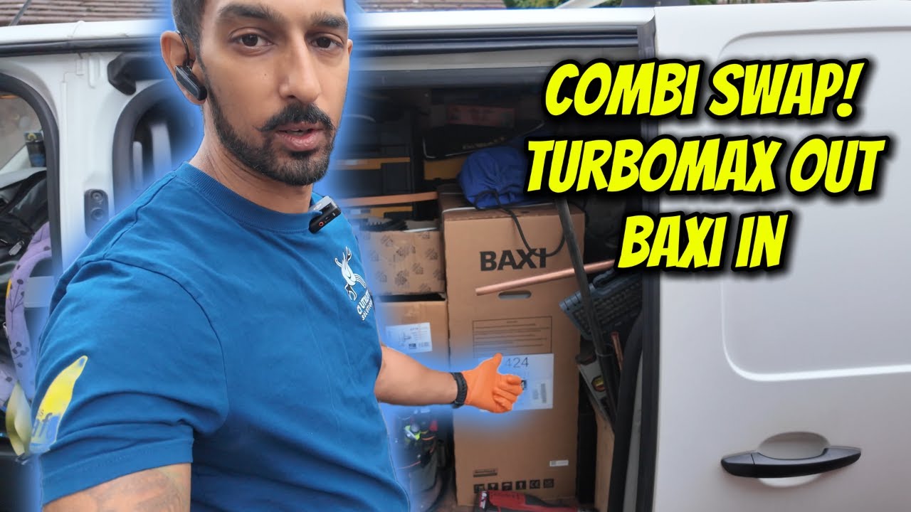 YouTube post by @cputilitysolutions for Velocity Progear. Caption reads: Combi Swap! Turbomax Out Baxi Combi In.