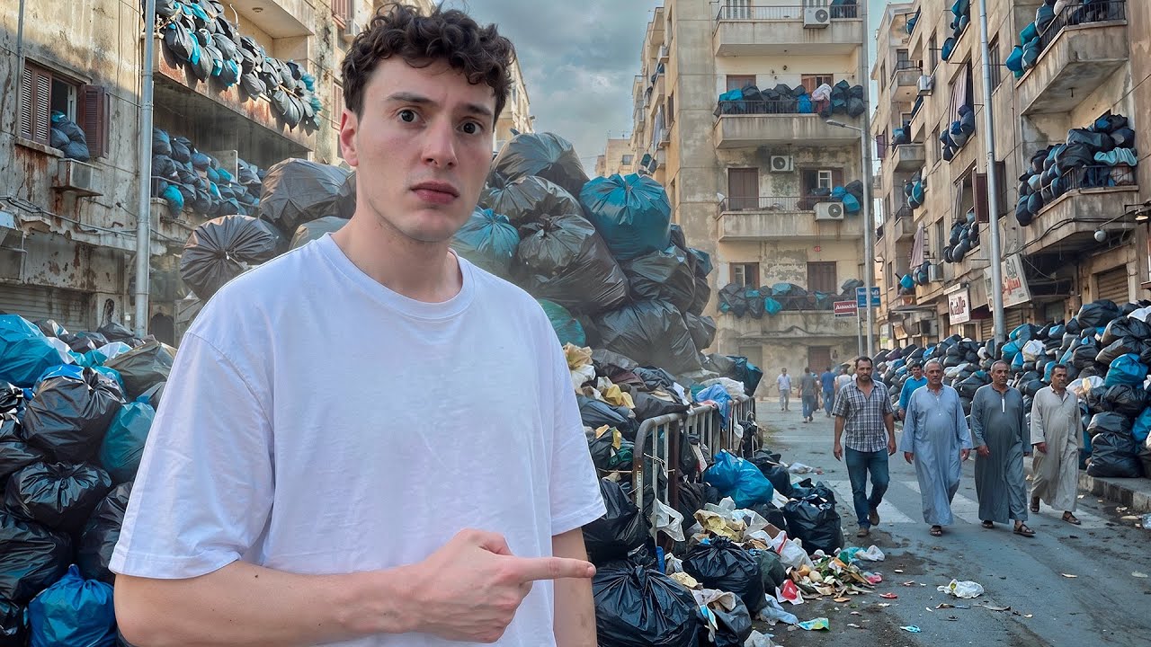 YouTube post by @leonardberducat for Solelidity. Caption reads: 24 hours in the world’s only ‘rubbish city’.