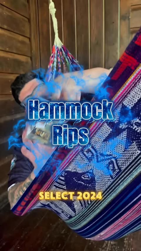 Instagram post by @tobiaseats for Panini America. Caption reads: [...] #TobiasEats on A Hammock ripping....