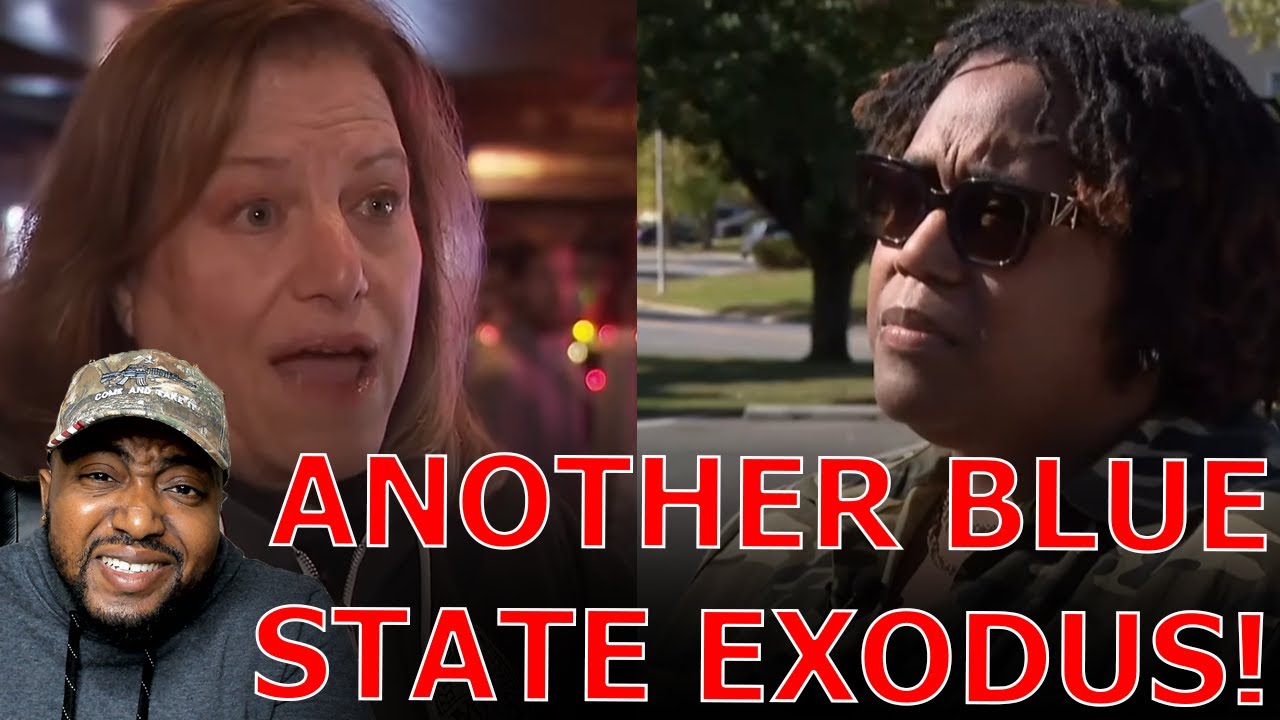 YouTube post by @BlackConservativePerspective for Morgan & Morgan. Caption reads: Residents FLEE ANOTHER Blue State In FINANCIAL....