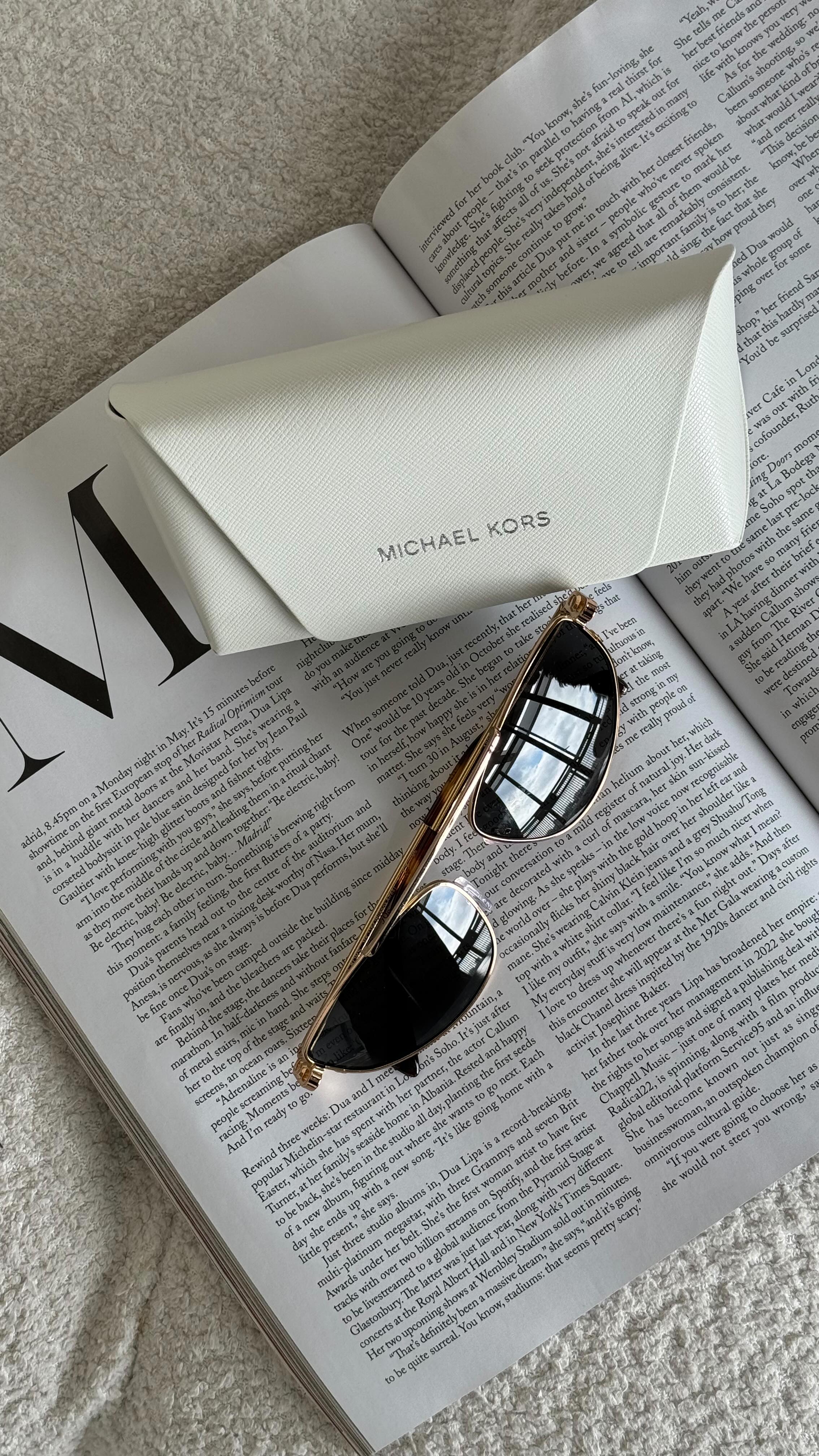 Instagram post by @evajan.x for Sunglass Hut. Caption reads: different outfits, same sunglasses with....