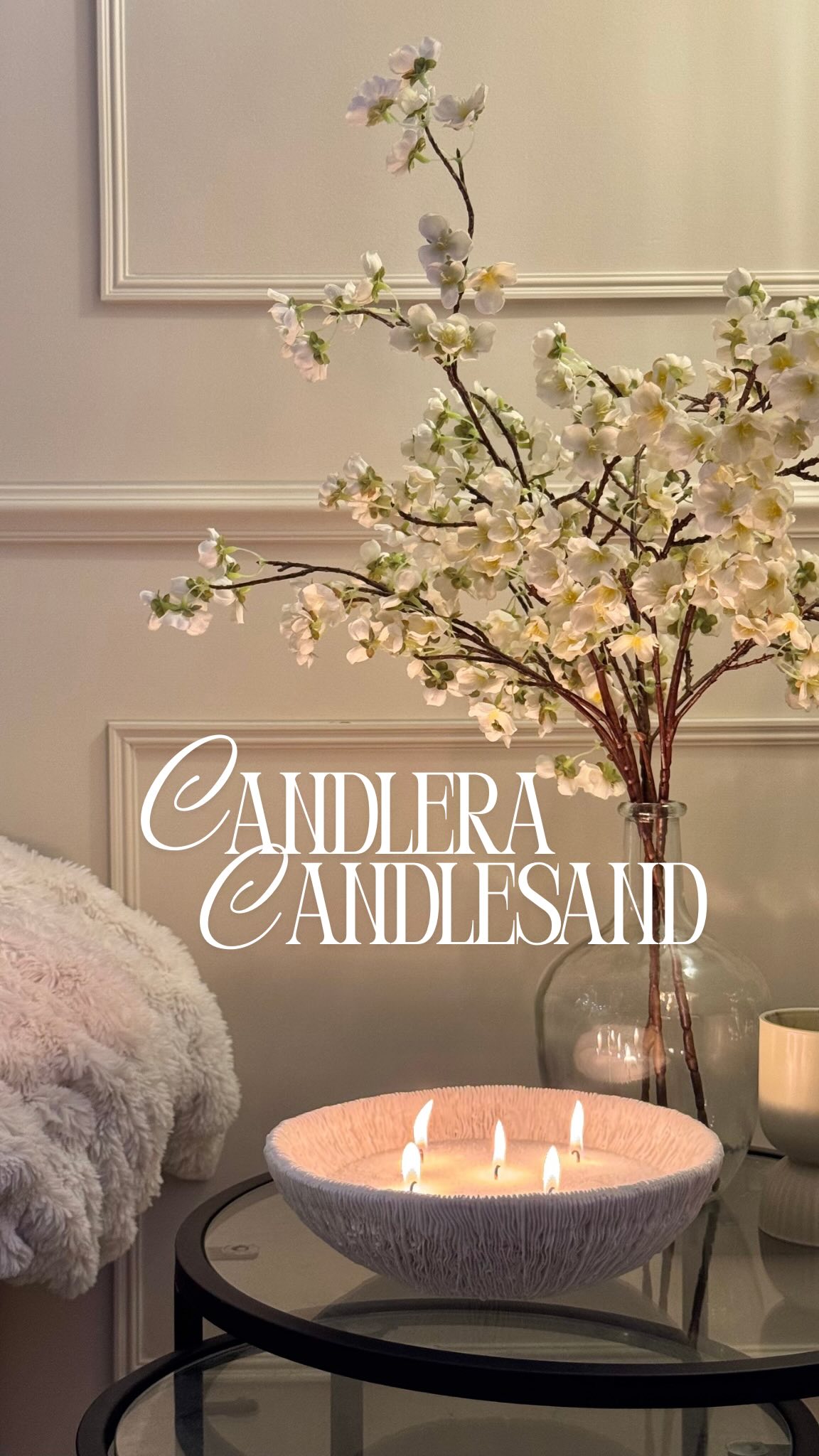 Instagram post by @inside.our.home.no15 for Candlera Candle. Caption reads: [...] the house 🕯️✨

Ad| I poured some....