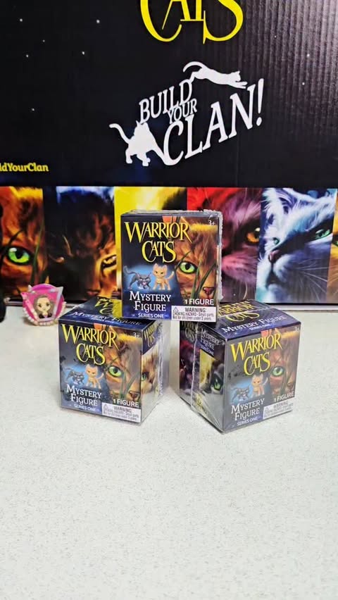 Instagram post by @tanjastoysreview for Bonkers Toys. Caption reads: [AD]😻 #asmr Unboxing the all-new Warrior Cats....