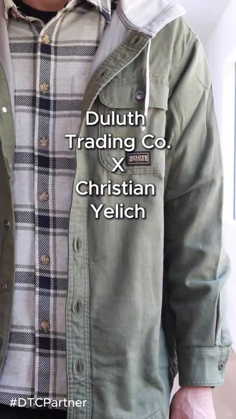 Instagram post by @christianyelich for Duluth Trading Company. Caption reads: #DTCPartner @duluthtradingcompany keeping me....