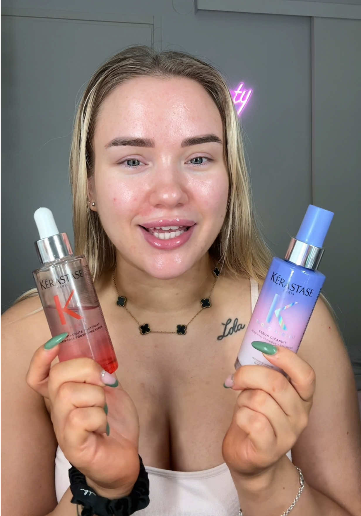 TikTok post by @suvi.partanen for Color Wow Hair. Caption reads: Hear me out!!! Tukka asiaa 🗣️💇🏼‍♀️🧴 Mainos/osa....