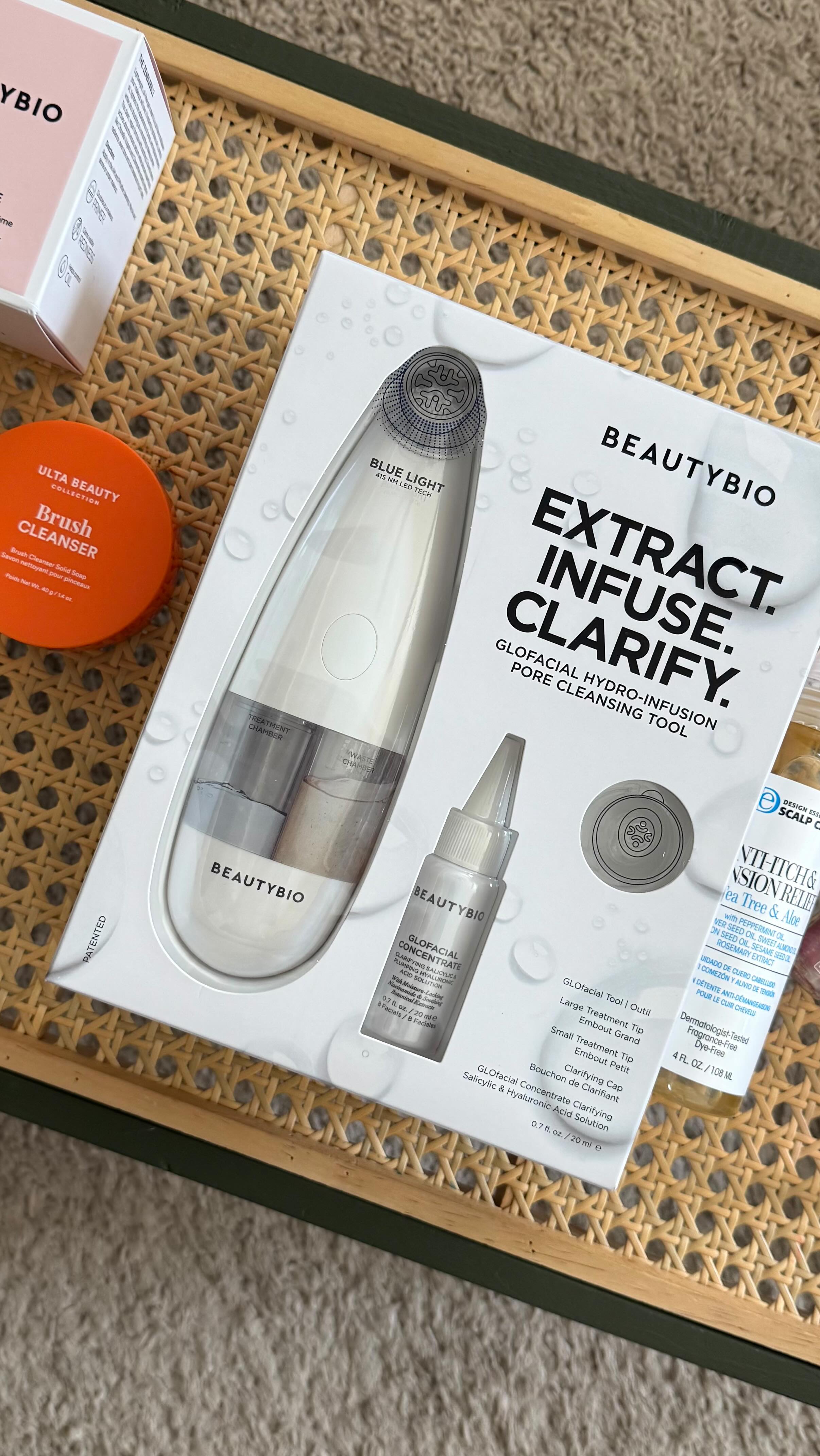 Instagram post by @audreyinwanderlust_ for BeautyBio. Caption reads: [...] beauty needs. My newest found love is....