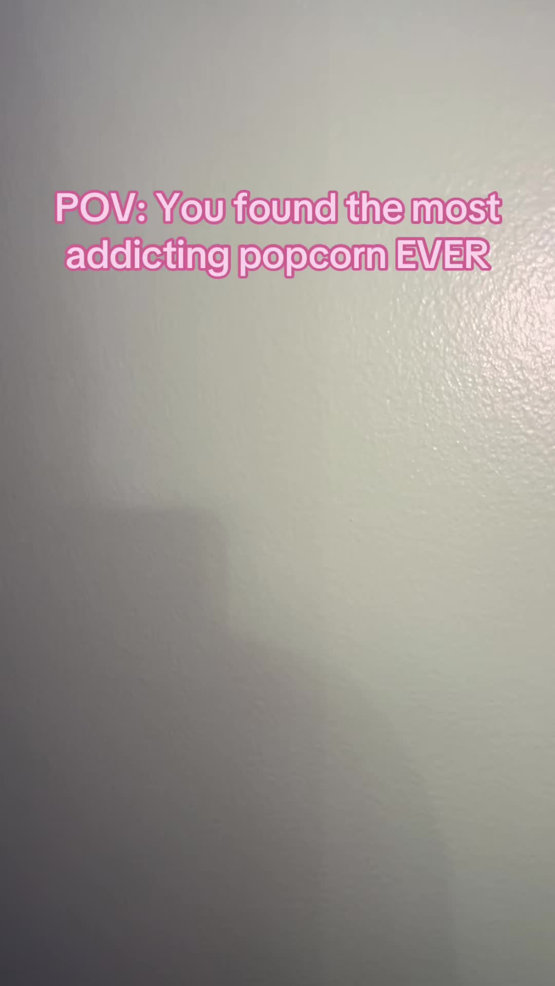 TikTok post by @reina_unger for KrackCorn Popcorn. Caption reads: [...] last caramel bag #fyp #foryoupage @KrackCorn....