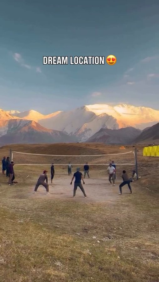 Instagram post by @oliverforan for Olympics. Caption reads: With a view like this, both teams....