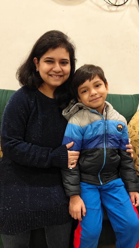 Instagram post by @bhumikanlittlemunchkin for Vasu Healthcare. Caption reads: [...] care for their big growing world.....