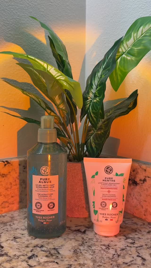 Instagram post by @oznuurce for Yves Rocher. Caption reads: My babies🫧🤍 @yvesrocherusa @yvesrocherfr 
🧴The....