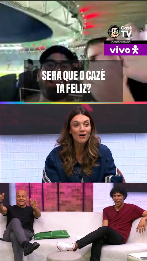 Instagram post by @marcuscsete for CazéTV. Caption reads: [...] #Fluminense #CopaDoBrasil #CoberturaCazéTV....