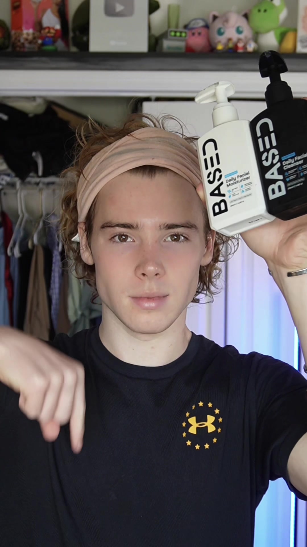 TikTok post by @stash2.0 for Based BodyWorks. Caption reads: Simple Skincare with @BASED.