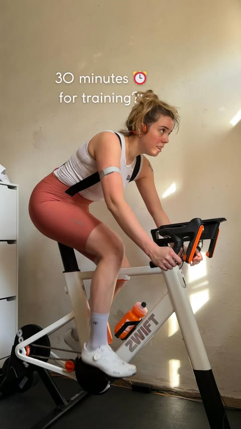 Instagram post by @unicorncycling for Zwift. Caption reads: [...] more and it has to be efficient. The Zwift....
