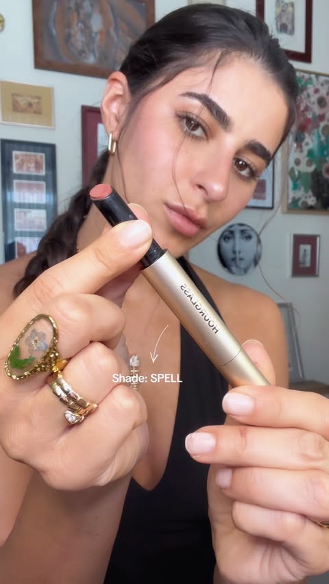 Instagram post by @dimasheikhly for Hourglass Cosmetics. Caption reads: [...] you 💋 New Phantom Blur Balm from....