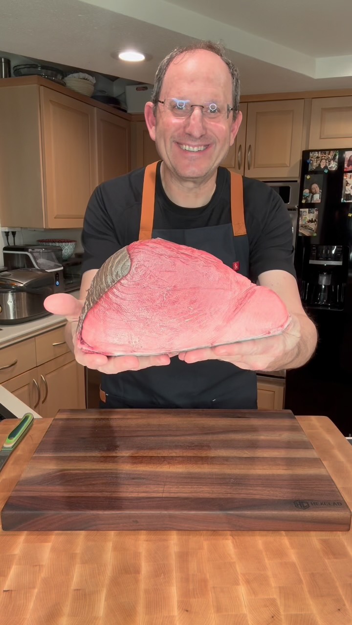 Instagram post by @rivieraseafoodclub for New West KnifeWorks. Caption reads: Come back for Part 2: making sushi rolls!  Thank....