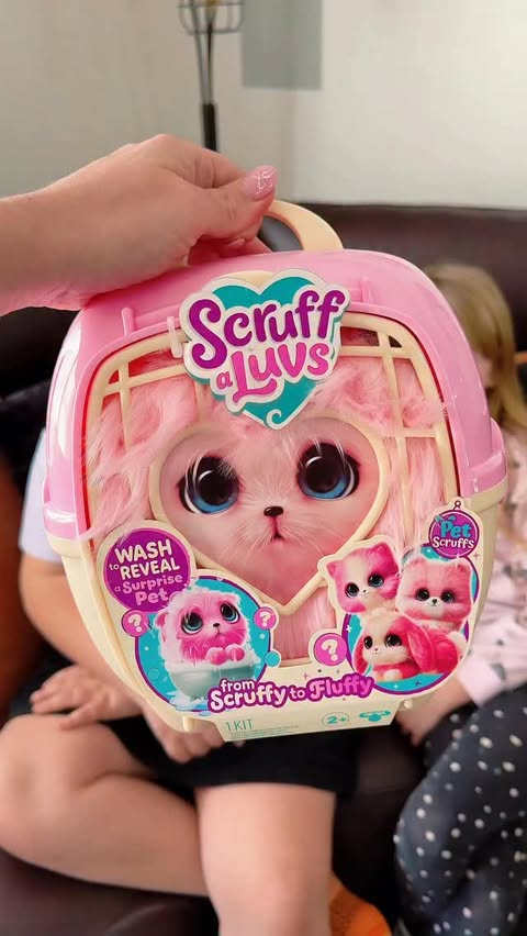 Instagram post by an influencer for Moose Toys. Caption reads: [...] case. Rescued with Luv @moosetoys #toys....
