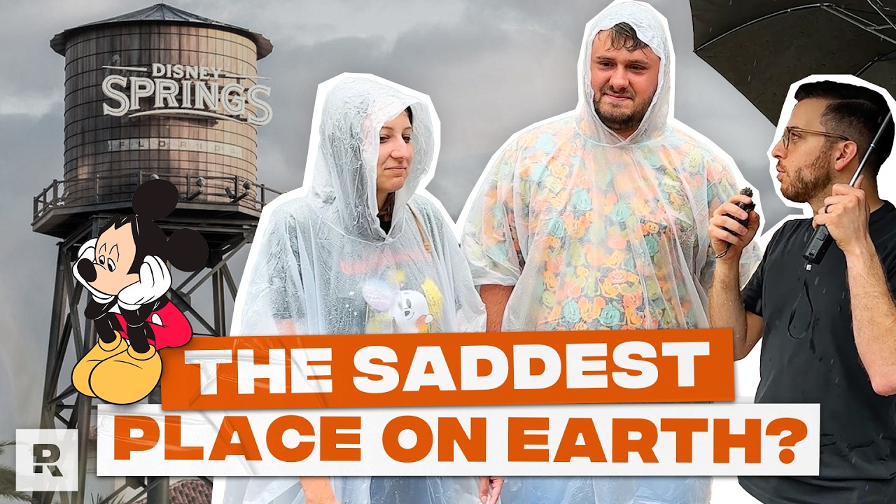 YouTube post by @GeorgeKamel for DeleteMe. Caption reads: I Asked People at Disney How Much Debt They Have.