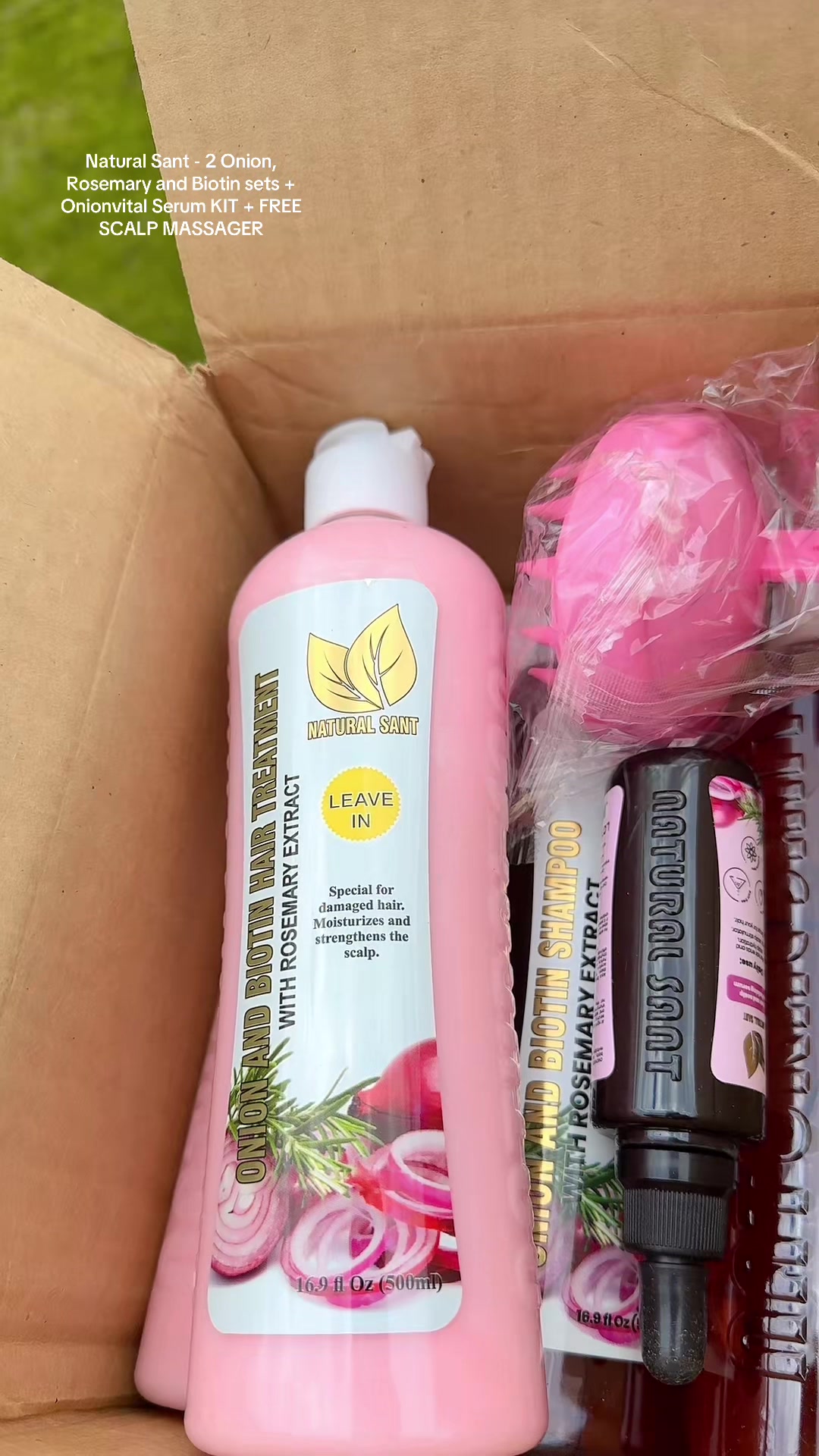 TikTok post by @manishachaulagai1 for Natural Sant México. Caption reads: #haircareroutine #tiktokshop #viral @Natural Sant....