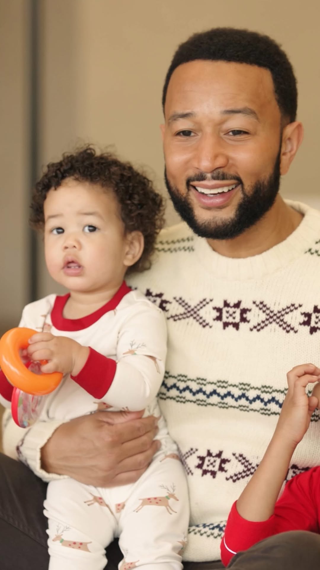 Instagram post by @johnlegend for Fisher-Price. Caption reads: Music and Fisher-Price were a big part of my....